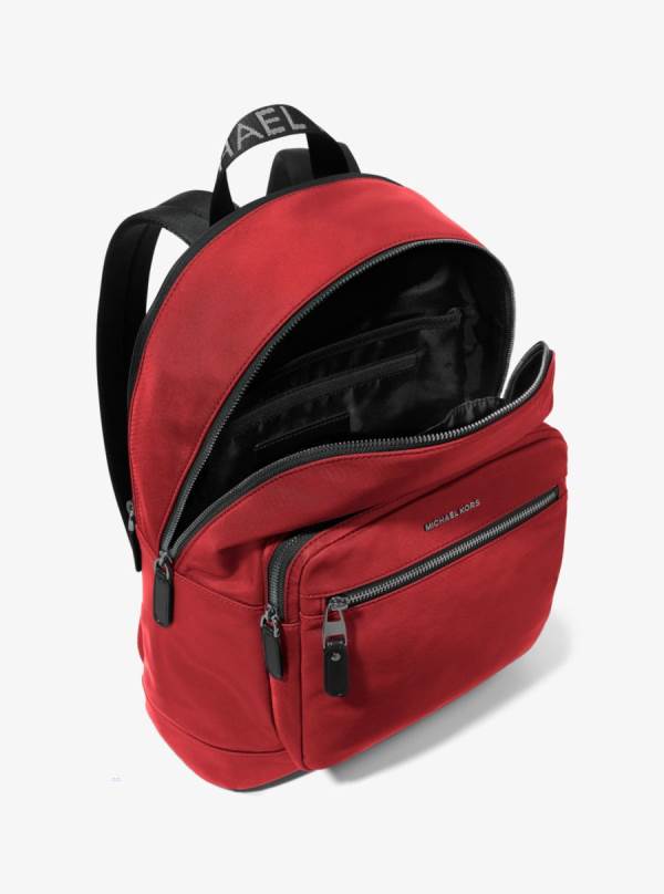 Panske Batohy Michael Kors Hudson Nylon Červené - Tasky Michael Kors Outlet | DJUXP-9754